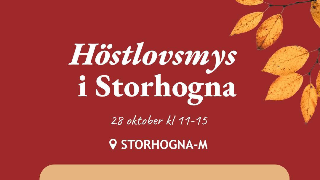 Text i bild: Höstlovsmys i Storhogna