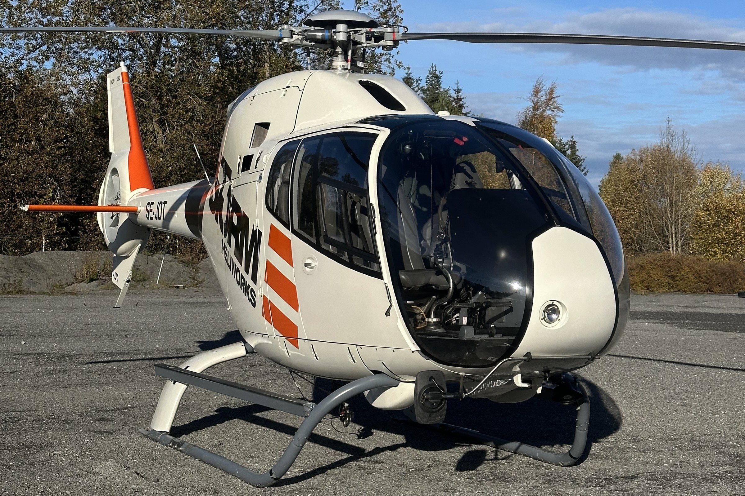 Helikopterturer på Vargen
