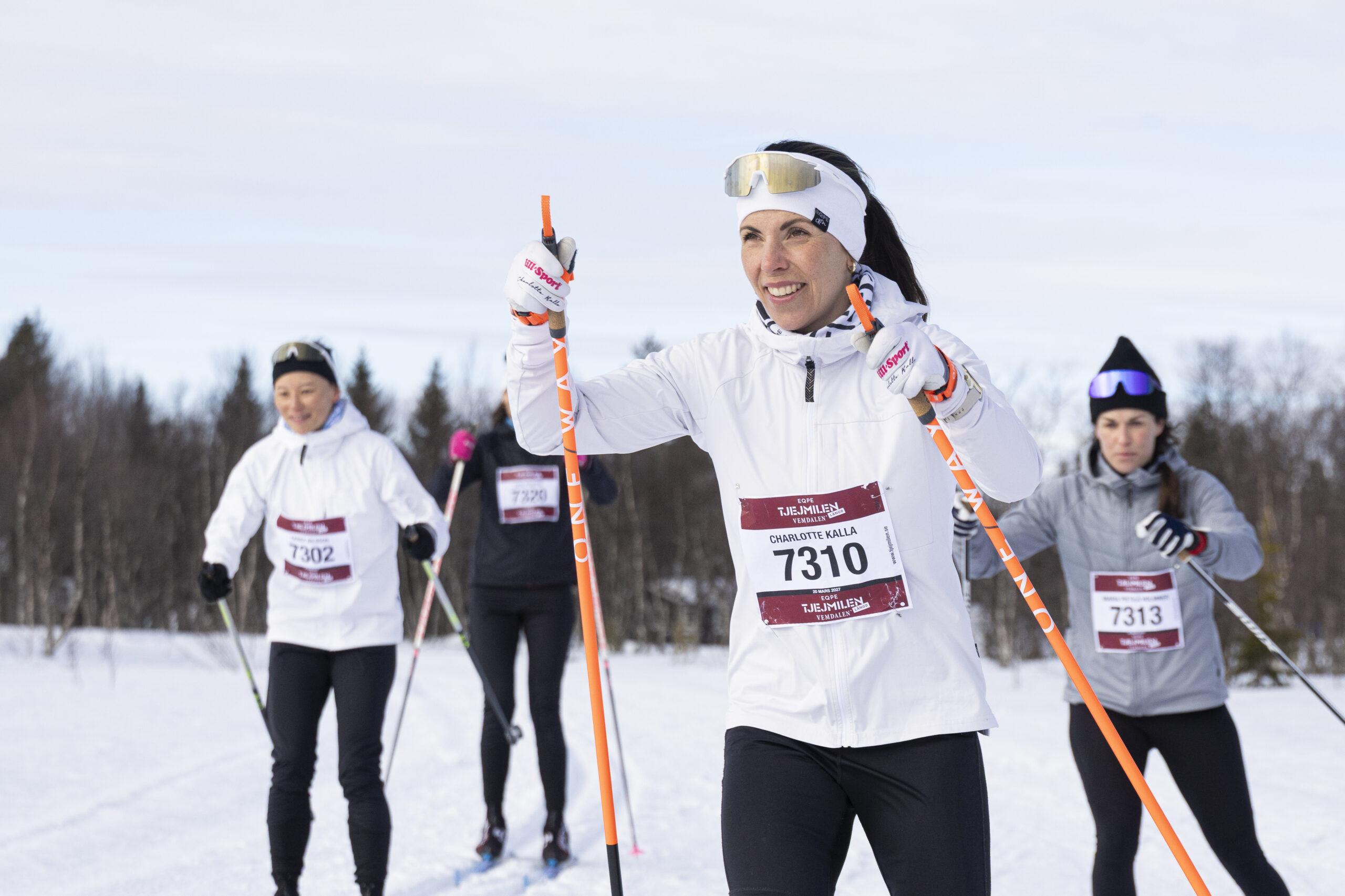 Tjemilen på Skidor med Charlotte kalla