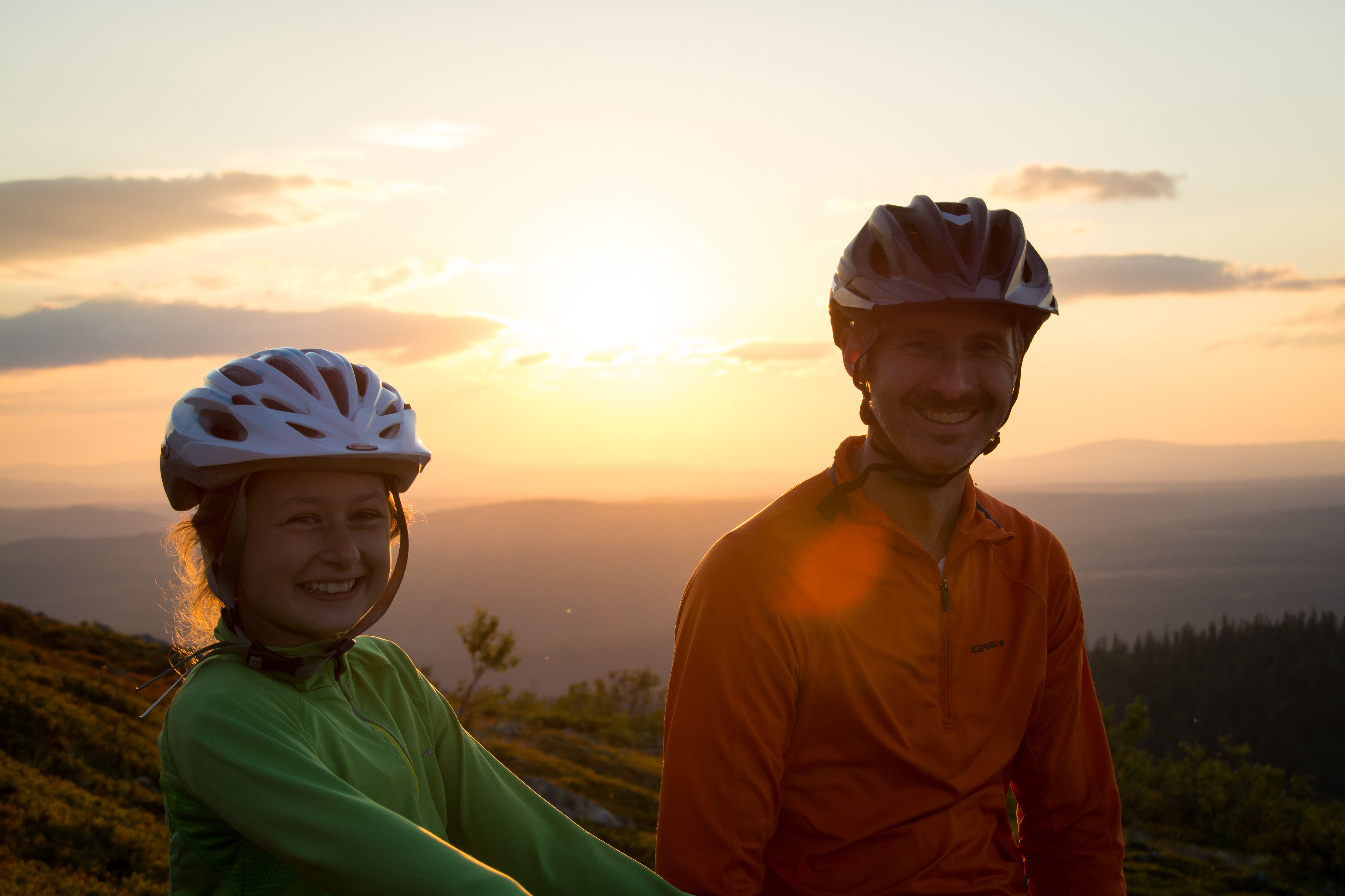Cykelfamilj