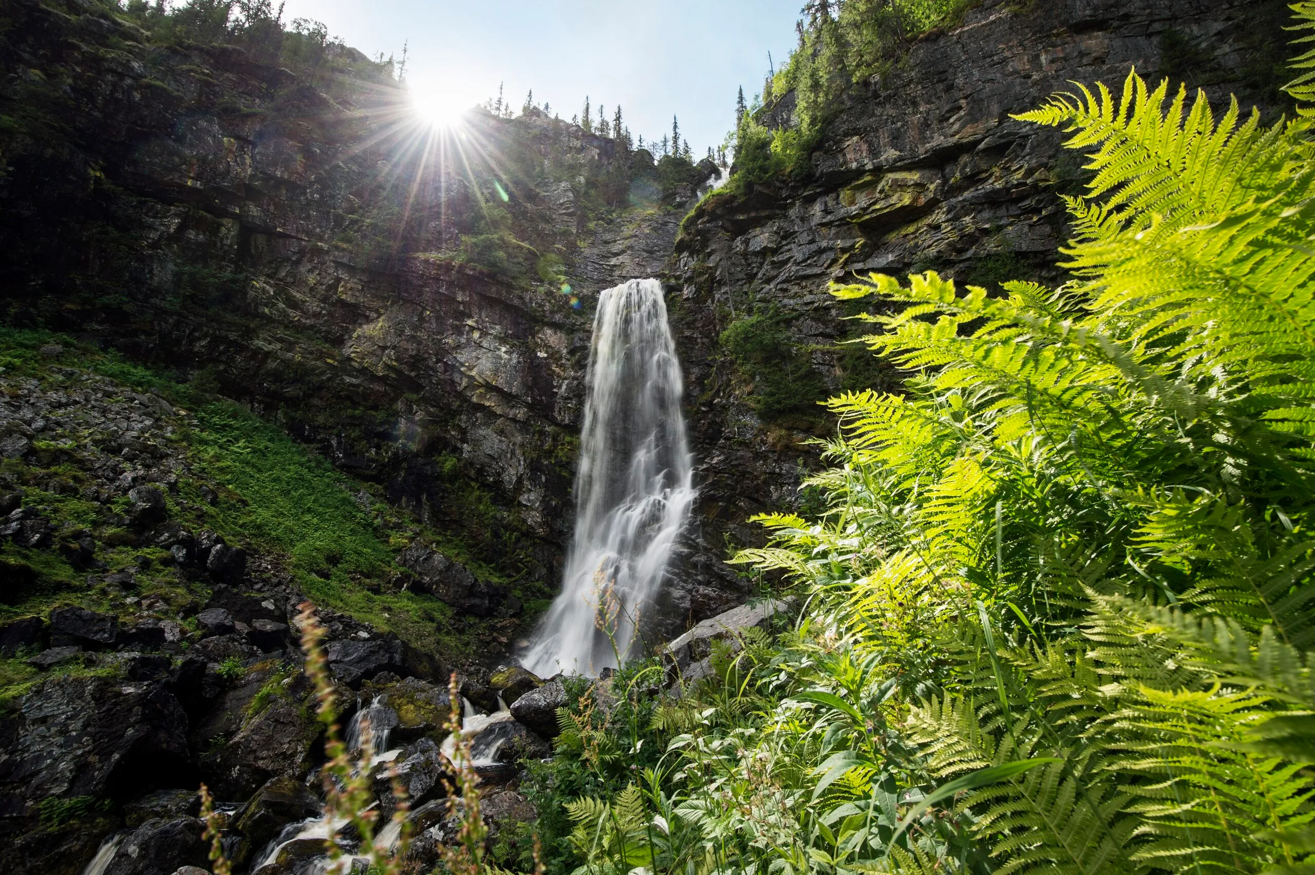 4 spektakulära vattenfall i destination Vemdalen