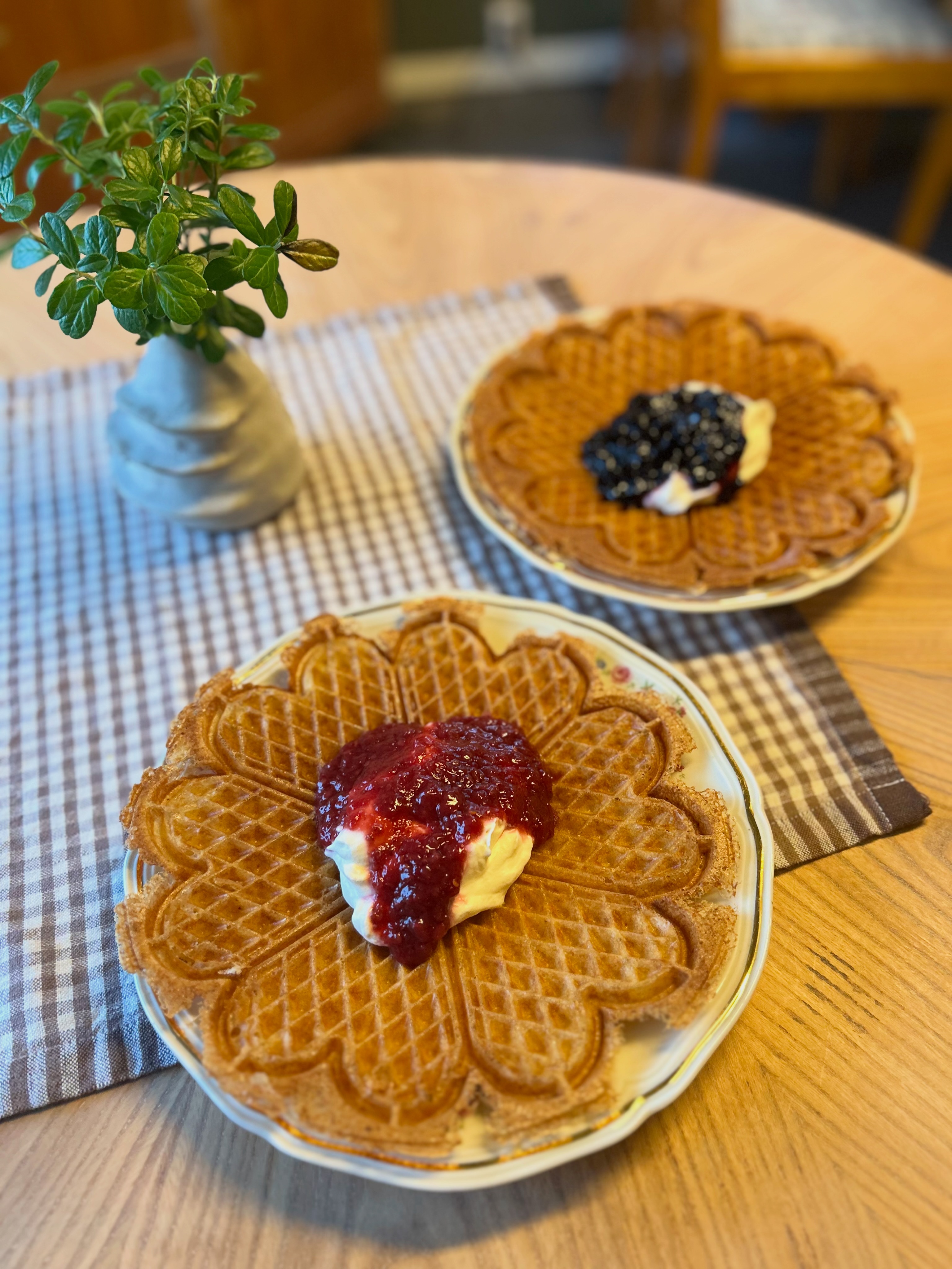 Våfflor på Millas