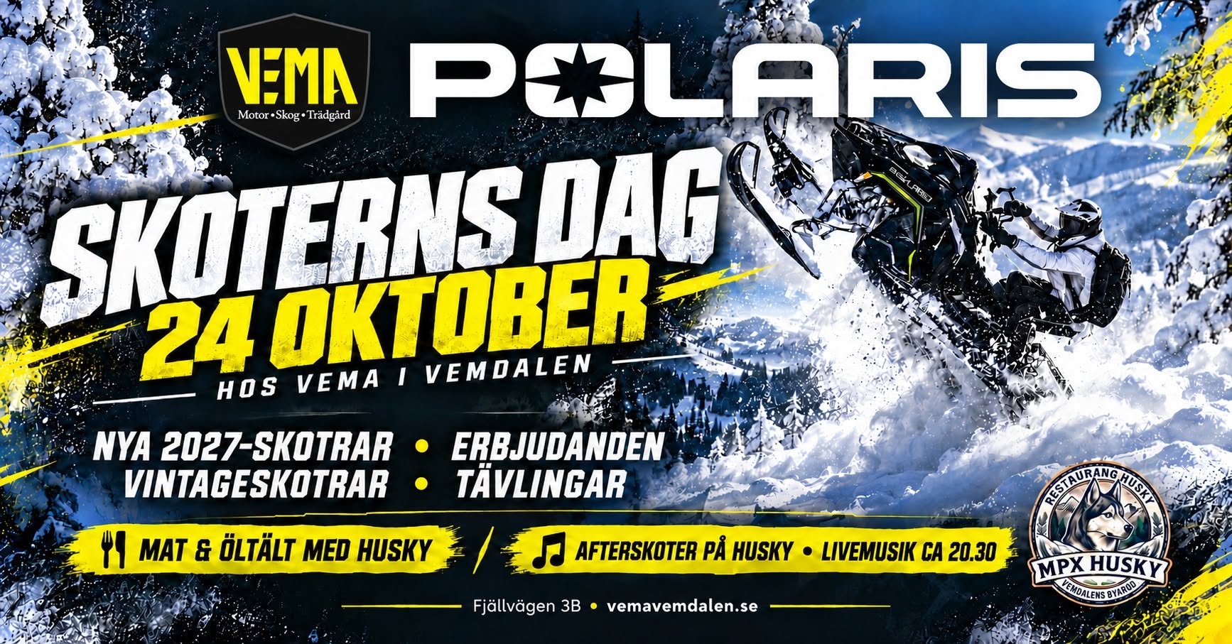 Skoterns dag på Vema