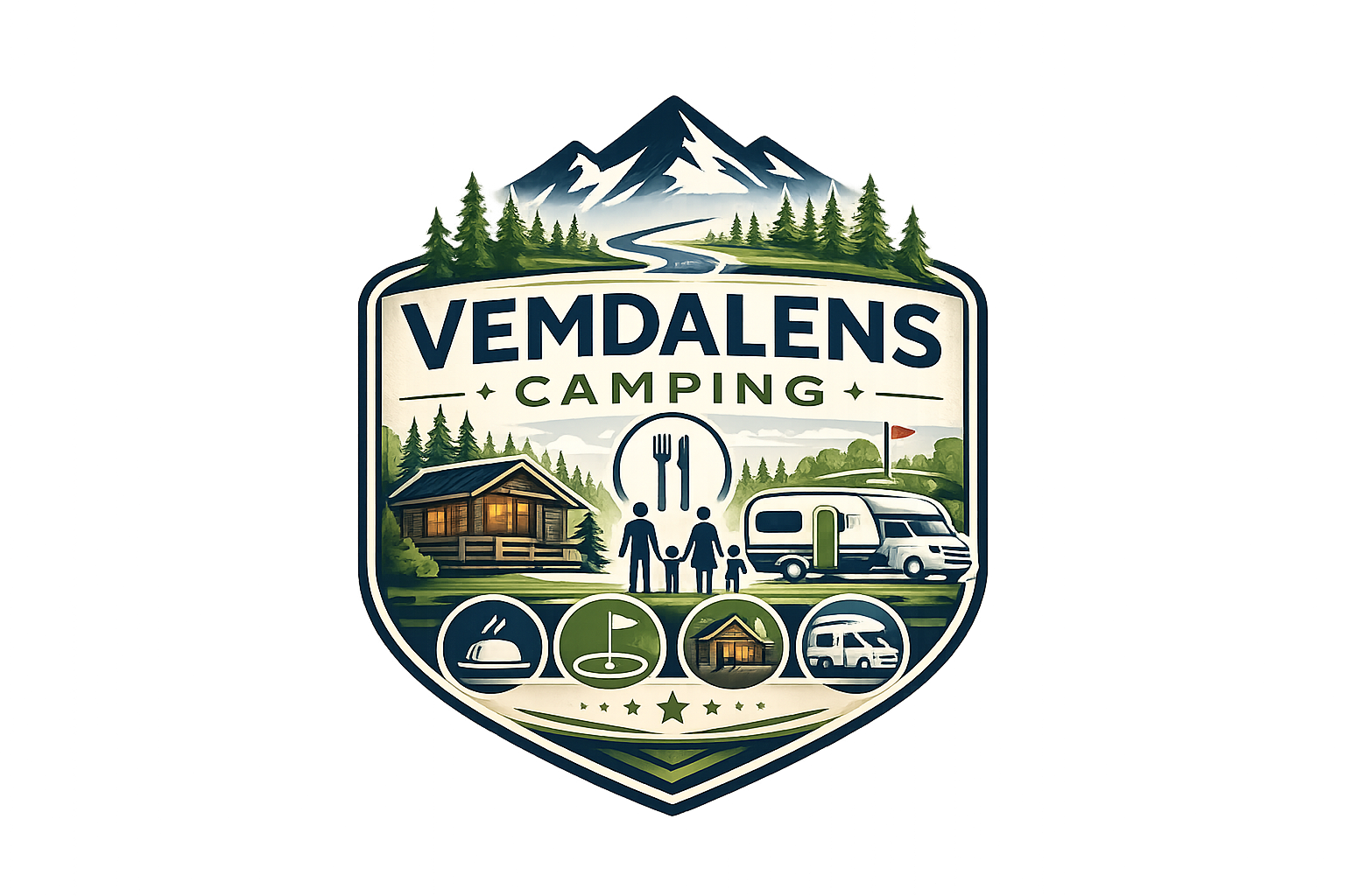 Vemdalens Camping logotyp